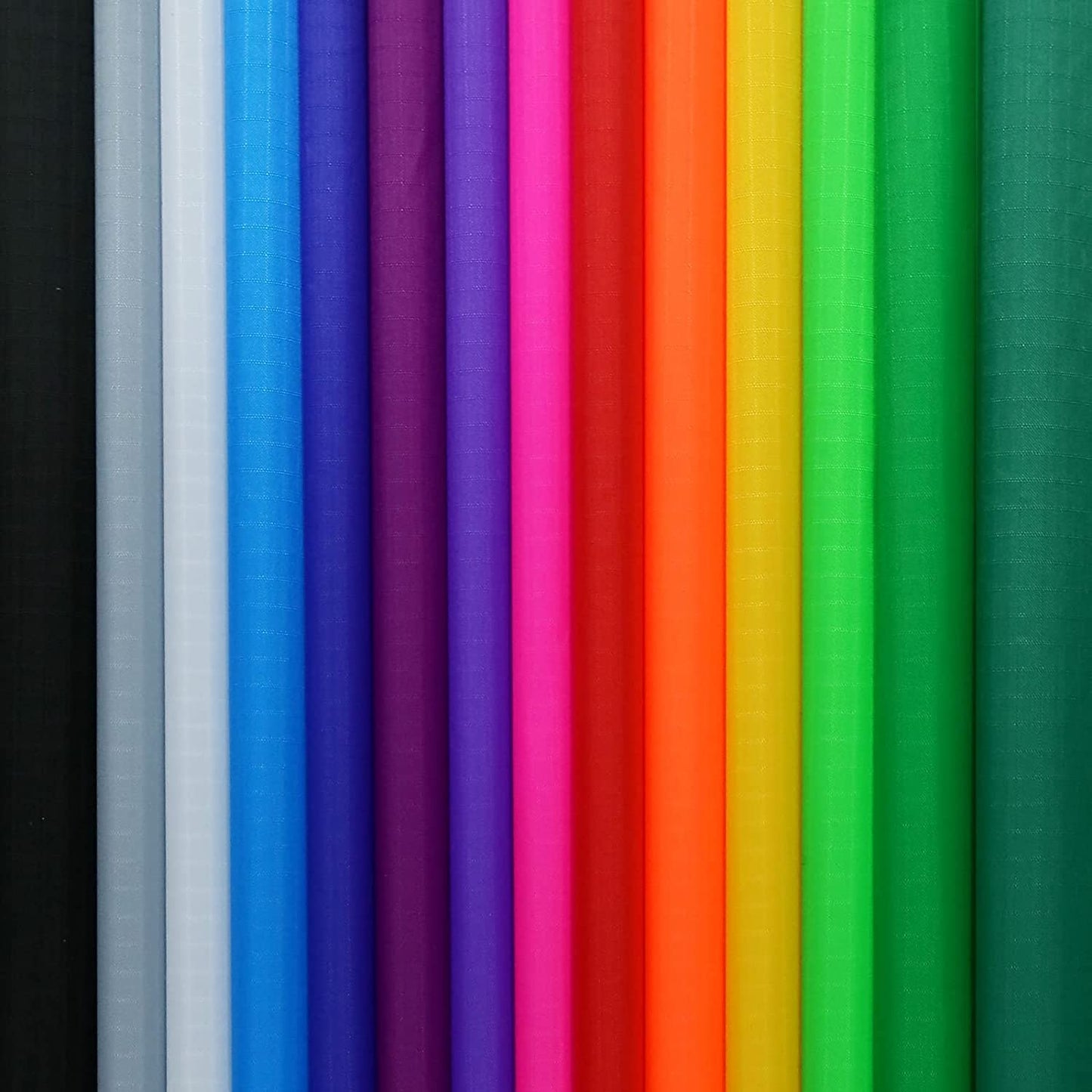 9Km Dwlife Nylon Ripstop Fabric, 14 Color Set: 60X39 Inch, 40D Waterproof, Lightweight, Windproof, Bulk Fabric For Kite, Tent, F