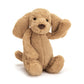 Jellycat Bashful Toffee Puppy Stuffed Animal, Small, 7 inches