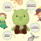 KIDS PREFERRED Shrek Cuteeze Plush Toy - 12" Green Soft Plushie with Crinkle Sound, Comforting Beans - Ideal Gift for Baby Boys & Girls