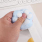 Cat Paw Squeeze Toys, Plastic Taba Soft Cat Paw With 10 Mini Fluffy Balls Novelty Kawaii Jelly Kitty Paw Soft Relaxing Animals F