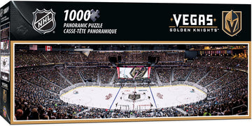 Masterpieces 1000 Piece Sports Jigsaw Puzzle - Nhl Las Vegas Golden Knights Center View Panoramic - 13''X39''