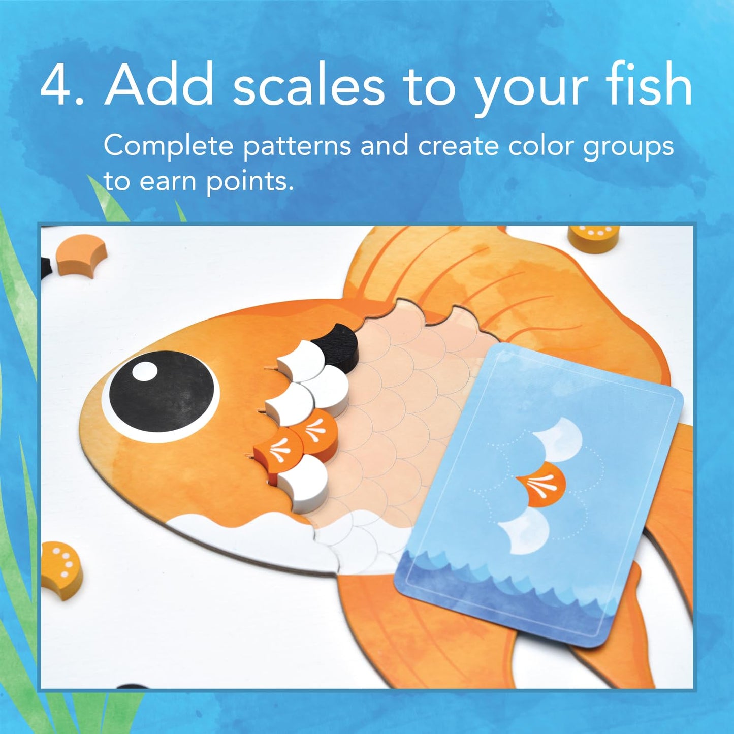 The Finest Fish | Mensa Recommended Strategic Board Game | Tile Placement Game for Adults and Families