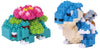 nanoblock - 2 Sets Bundle - Venusaur and Blastoise - Adjustable Pokemon Characters