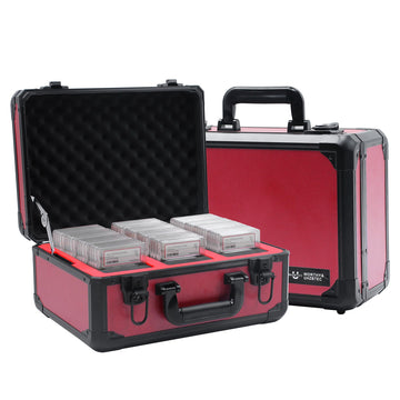 Uhzbtec Graded Card Storage Box; Durable Sports, Psa And Pokemon Storage Case- Trading Card Storage Box - Psa Slab Case For Top