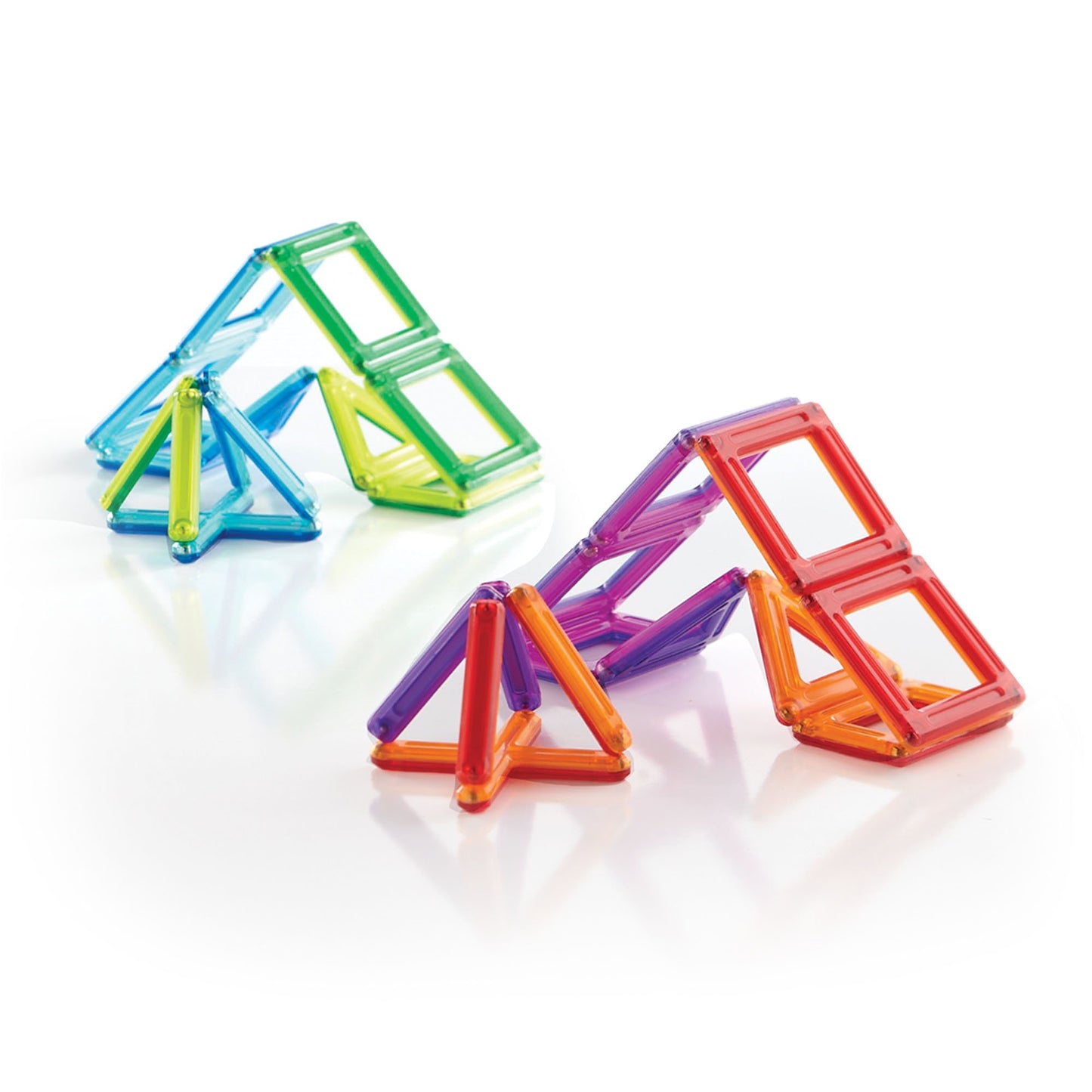Guidecraft Powerclix Frame Magnetic Building Blocks Set - 26 Piece, Stem Educational Creative Construction Toy