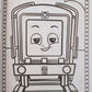 Thomas Coloring And Activity Book With Friends Stand-Up Character On Back - 80 Pages