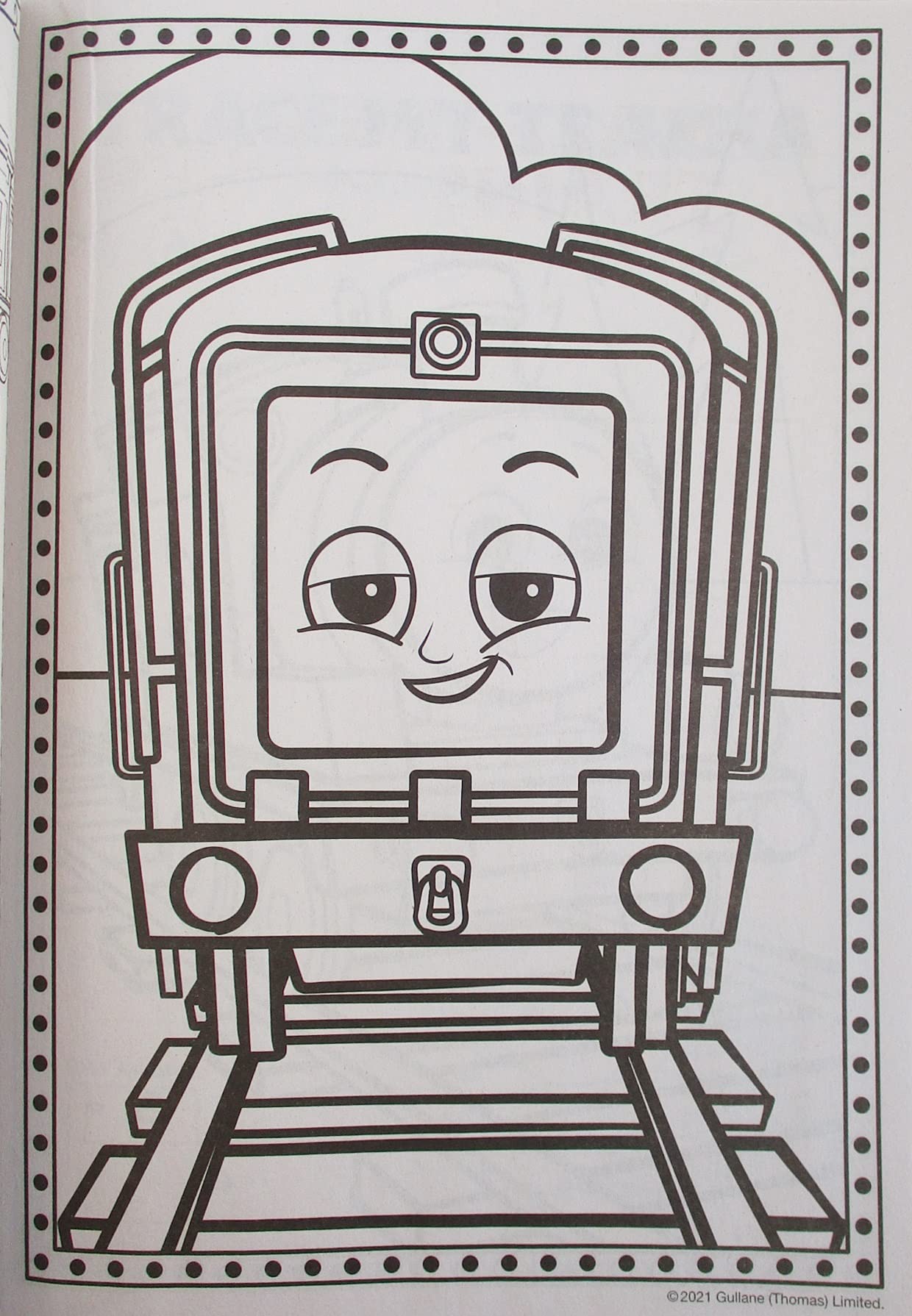 Thomas Coloring And Activity Book With Friends Stand-Up Character On Back - 80 Pages