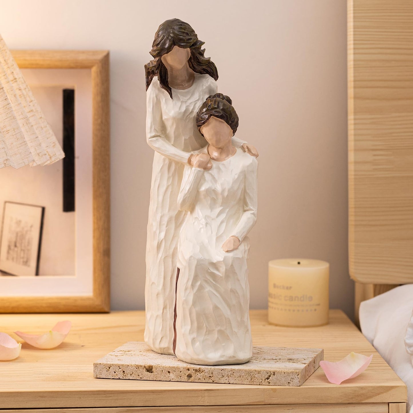 Elegondrar Gifts For Mom From Daughter, Mother And Daughter Figurines, Gifts For Mothers Day, Birthday, Resin, 9.7'' H