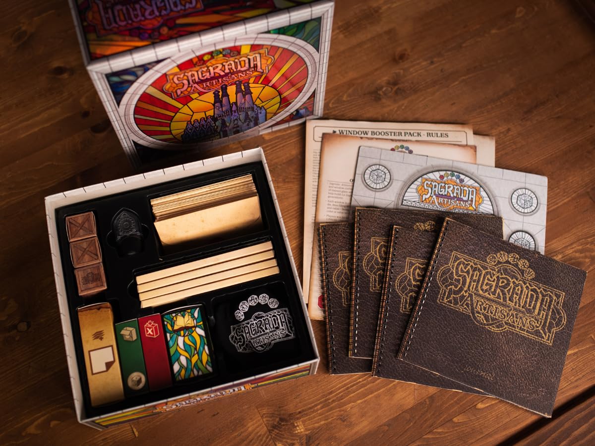 Sagrada Artisans - A Strategy Game Based On The Award-Winning Board Game, Sagrada! | Family Board Game For Kids & Adults | Ages