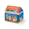 Crocodile Creek 50 Pc Bunny House Puzzle - Cardboard, Colorful Design, Great for Kids