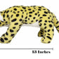 Ice King Bear Wild Animal Stuffed Animals Zoo Family Plush Toy (Golden Cheetah 13 Inches)