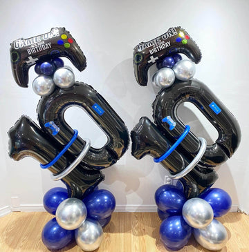 40 Inch Black 10 Number Balloons Giant 10 Balloons Black Birthday Balloons 10Th Birthday Anniversary Events Party Decorations Su