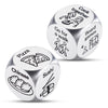 Valentines Day Gifts for Him Her, 2PCS Food Activity Decision Dice, Boyfriend Valentines Gift Basket, Date Night Gifts for Coupl