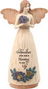 Pavilion Gift Company 41071 Godmother with Sentiment Angel Figurine  6