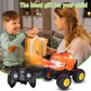 Dinosaur Remote Control Car, 360 Rotating RC Stunt Car Monster Truck Toys with Spray, Light & Sound, 2.4GHz All Terrain RC Cars
