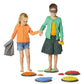 Gonge Tactile Sensory Discs - Starter Set - 10 Textured Stepping Discs, Sensory Exploration, Cognitive Development - Includes Bl