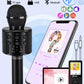 Dodosky Kids Toys Age 3-12, Karaoke Microphone For Kids Birthday Presents Gifts For 5 6 7 8 9 10 11 12 Year Old Girls Boys Toys For 4-11 Year Old Girl Boy Teen - Black