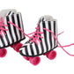 Ebuddy 18 Inch Doll Shoes Doll Accessories 2 Pairs Rockin Roller Skates For 18 Inch Dolls