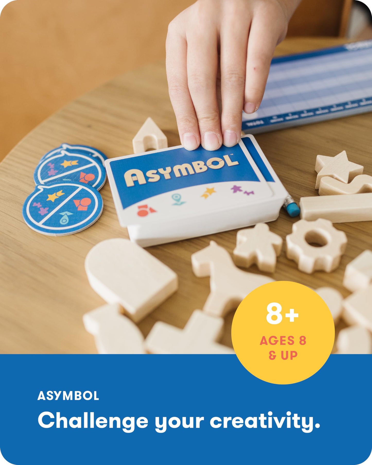 Simplyfun Asymbol - A Communication Game Where Players Challenge Their Creativity And Imagination - 3 To 6 Players - A Game For Kids Ages 8 & Up