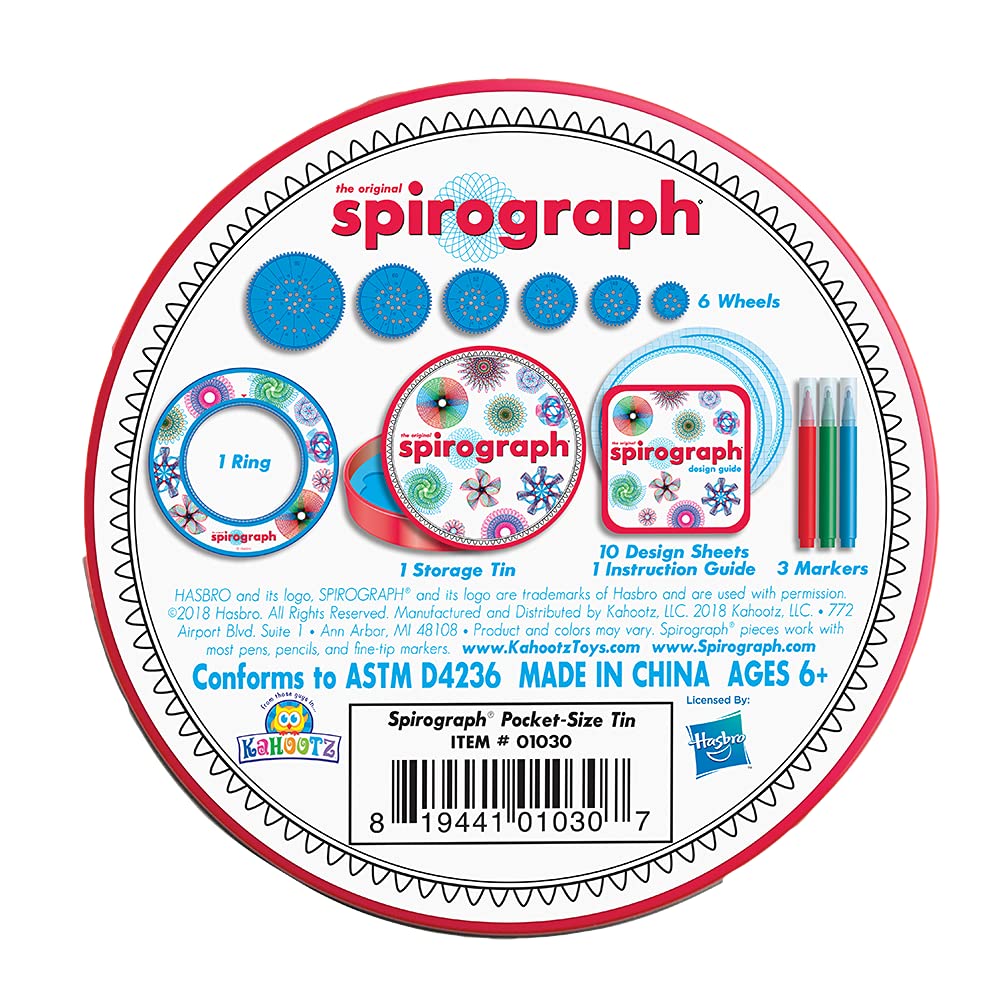 Spirograph Mini Gift Tin, Multi (1030Z)