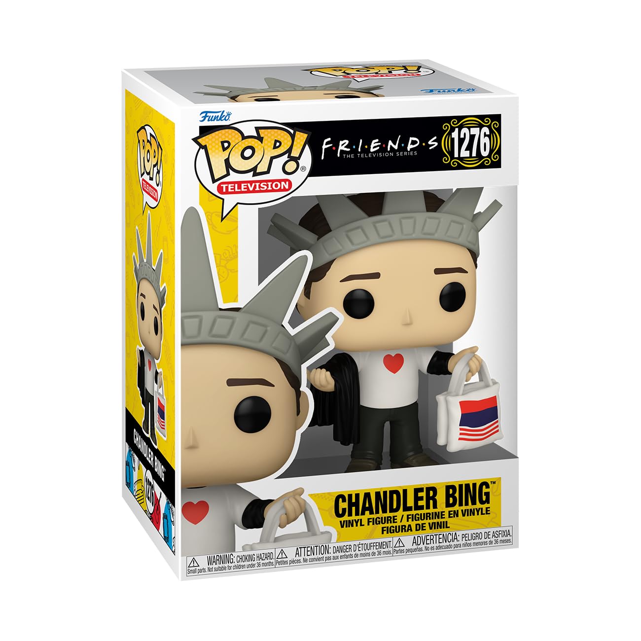 Funko POP! TV: Friends Chandler Bing Vinyl Figure - Collectible Multicolor Model 65676 - Official Merchandise for Kids & Adults