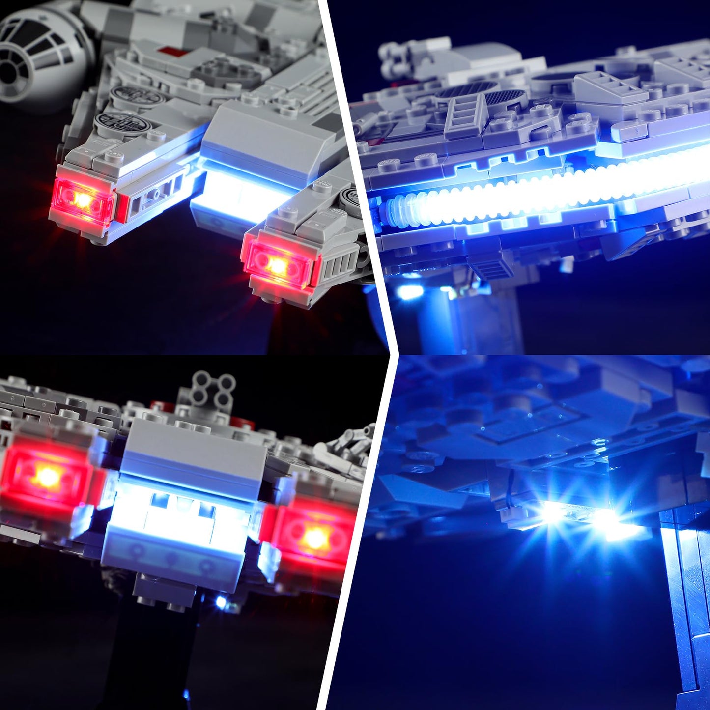 Briksmax Led Lighting Kit For Lego-75375 Millennium Falcon - Compatible With Lego Star Wars Building Set- Not Include Lego Set