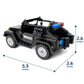 Toysvill SWAT Military Police Building Block Set for Kids | SUV + Soldiers Minifigures (12 PCS) with  and Accessories Gift