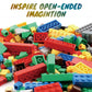 Huizdq 1500 Pieces Building Bricks, Classic Bulk Small Blocks, Classic Building Bricks Set Basic Building Blocks Compatible With