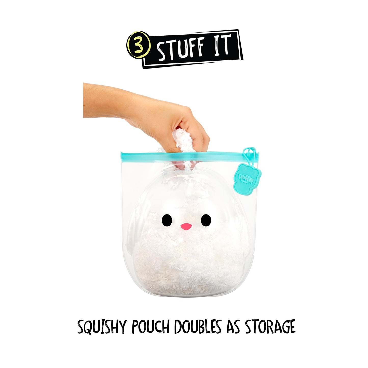 Fluffie Stuffiez Sheep Small Collectible Feature Plush - Surprise Reveal Unboxing Huggable Tactile Play Fidget Diy Ultra Soft Fluff