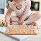 1 Set Wooden Arabic Alphabet Puzzle Childrens Montessori Preschool Education Hand Grip Puzzle Game For Kids Wooden Toys Educatio