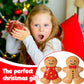 Meooeck 12 Pcs Christmas Stress Relief Toy Gingerbread Man Xmas Stress Balls for mature-themed Christmas Party Favors Gingerbread Toys for Xmas Party Classroom Goodie Bag Fillers Stocking Stuffer Gifts