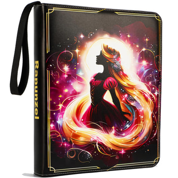 KarlyPro enhanced Binder Compatible with Lorcana Tarding Cards 990 Pockets Collectible Card Holder for Sports Cards and other TCG Trading Cards with 55 Sleeves.