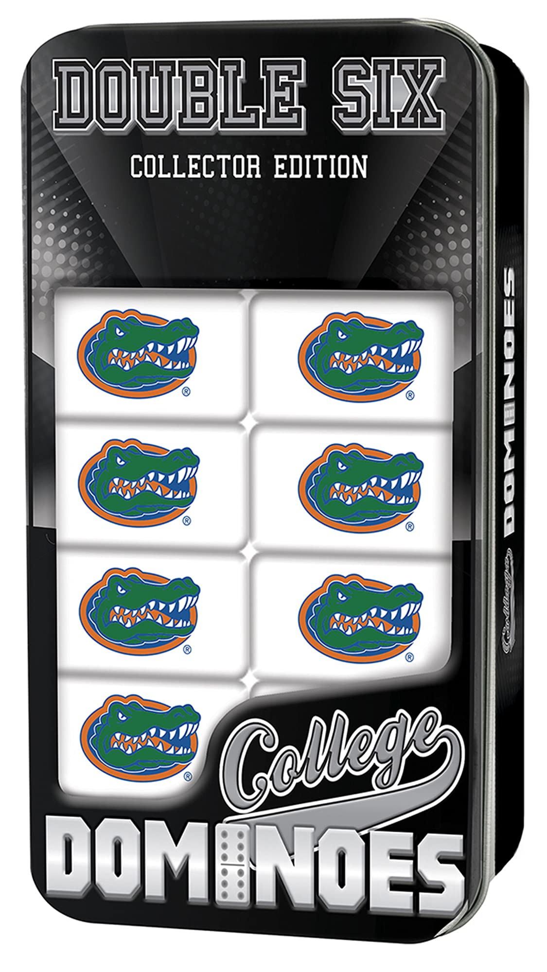 Masterpieces Game Day - Ncaa Florida Gators - 28 Piece Team Logo Double Six Domino Set