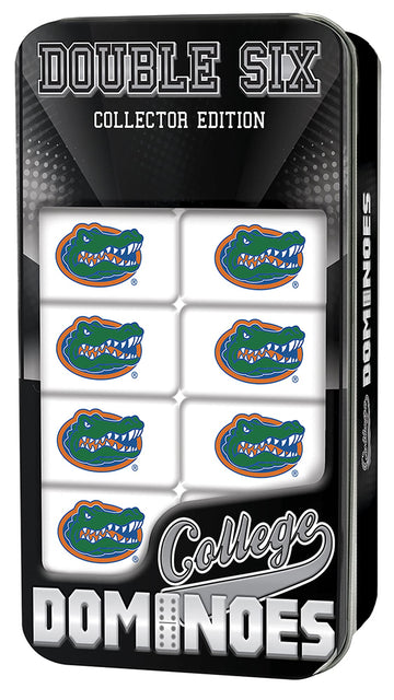 Masterpieces Game Day - Ncaa Florida Gators - 28 Piece Team Logo Double Six Domino Set