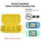 Elonbo Carrying Case for TEBIYOU/ Great Boy/ Beico Handheld Game Console Retro Video Games  Portable Gaming Player Travel Storage Cover  Mini Arcade Electronic Toy Holder Bag  Yellow