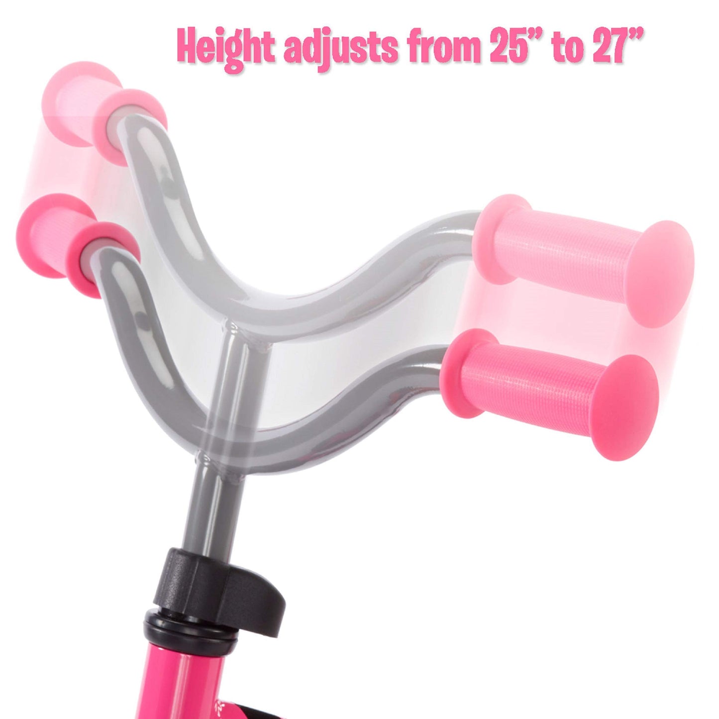 Little Tikes My First Balance-to-Pedal Bike, 2-in-1 Pink, 12-Inch, for Ages 2-5, Ethylene Vinyl Acetate Material