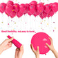 Hot Pink Balloons 100 Pcs 12 Inch Thicken Latex Hot Pink Balloons Pink Round Helium Balloons For Birthday Wedding Valentines Ann