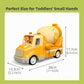 Cement Mixer Truck Construction Car Toys For Kids, Construction Car with Sound and Light, Shape Sorter Learning & Education Pres