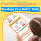 Kasfalci Cats Cradle String Game Book with String,Classic String Games with Step-by-Step Instructions,Cats Cradle Book,Fine Moto