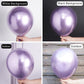 Partywoo Metallic Light Purple Balloons, 50 Pcs 12 Inch Metallic Purple Balloons, Purple Metallic Balloons For Balloon Garland Or Balloon Arch As Party Decorations, Birthday Decorations, Purple-G130