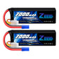 Zeee 4S Lipo Battery 7000Mah 14.8V 100C Soft Case Rc Battery With Ec5 Connector Compatible For X-Maxx Rc Truck Tank Rc Car Racin