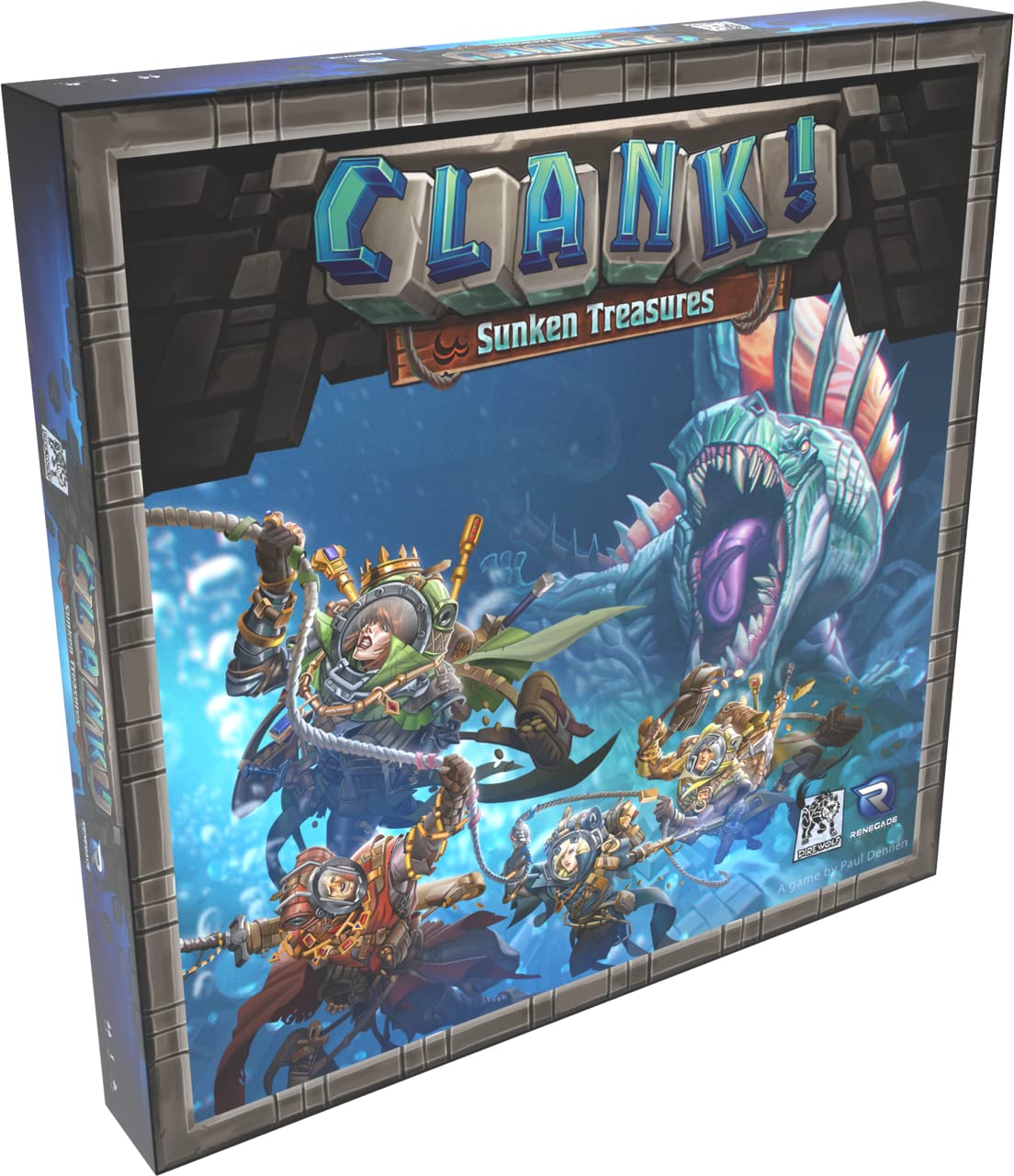 Renegade Game Studios Clank! Sunken Treasure Board Game,156 Months To 1200 Months