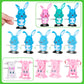 Mgparty 12 Pack Easter Wind Up Toys Easter Party Favor Bunny Toys Easter Basket Stuffer Pinata Toys Goodie Bags Easter Gifts For Kids