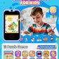 Eltrynic Kids Smart Toy Phone Girls Toy, Toddler Touchscreen Game Phone For 3 4 5 6 7 Year Old Girl Boy, Christmas Birthday Gifts For Children Age 3-7, Mp3 Music Player With Dual Camera (Blue)