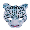 Abaodam Halloween Leopard Half Face Masquerade Masks Animal for Halloween Carnival Party Dress Up Costume Props