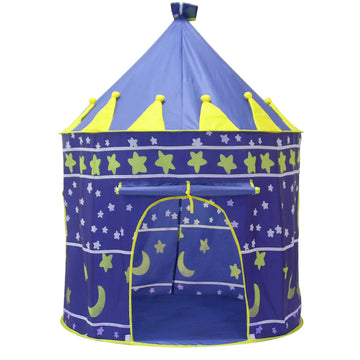 Prince Tent Boys Large Playhouse Kids Castle Play Tent Toy For Children Indoor And Outdoor Games, 53'' X 42'' (Hxd)