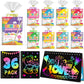 FEREDO KIDS Party Favors for Kids: 36 Pack Rainbow Scratch Art Notebook Back to School Students Classroom Gifts Bulk for Girls B