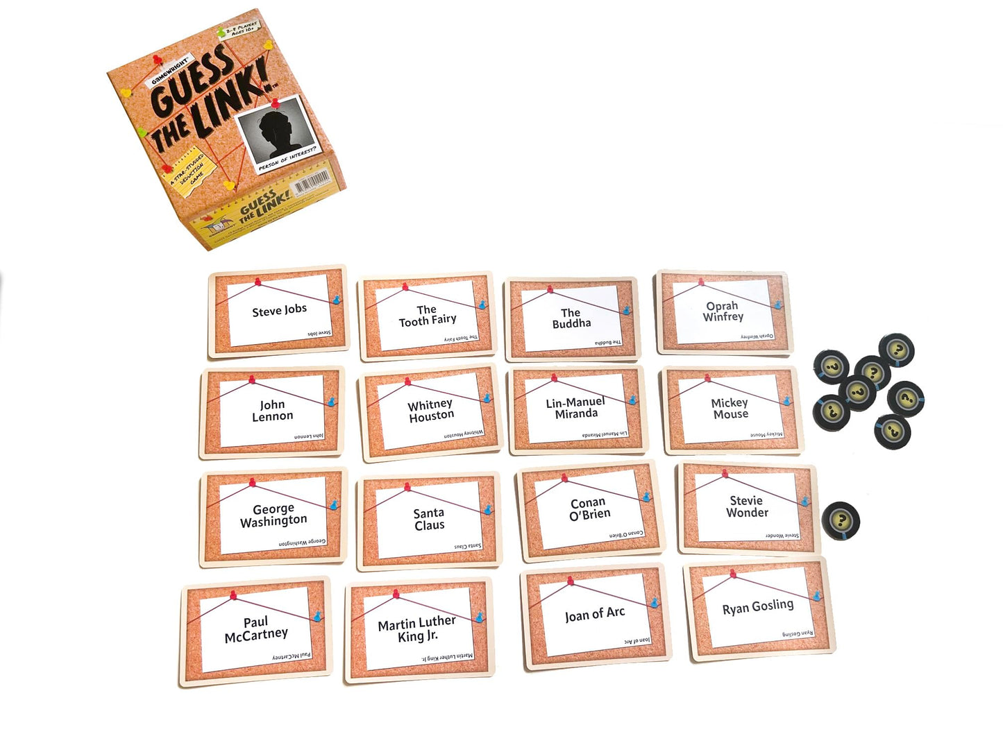 Gamewright - Guess The Link, A Star-Studded Deduction Game - Card Game For Kids - Ages 10 And Up - Perfect For Family Game Night