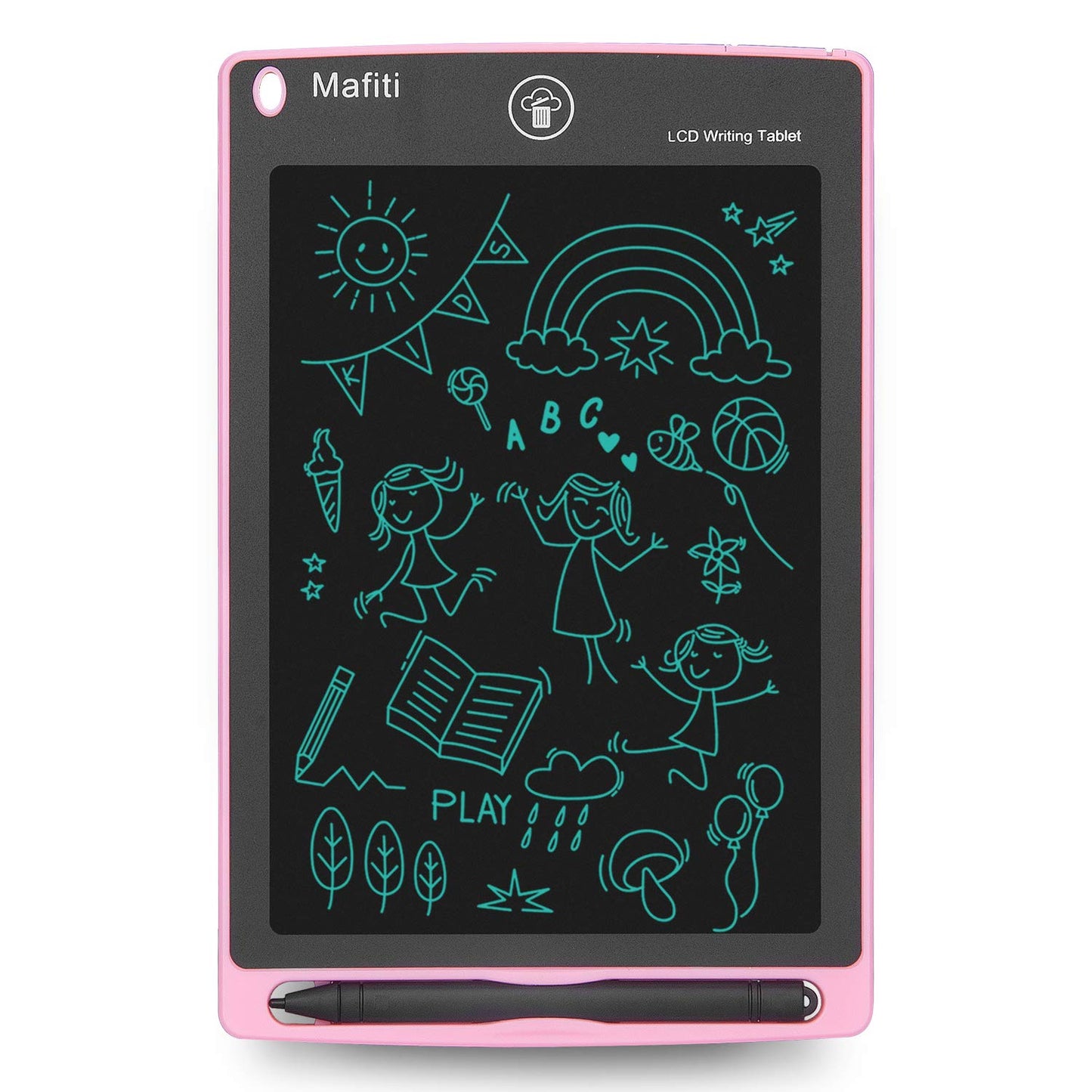 Mafiti LCD Writing Tablet 8.5 Inch Electronic Writing Drawing Pads Portable Doodle Board Gifts for Kids Toys for Girls Pink
