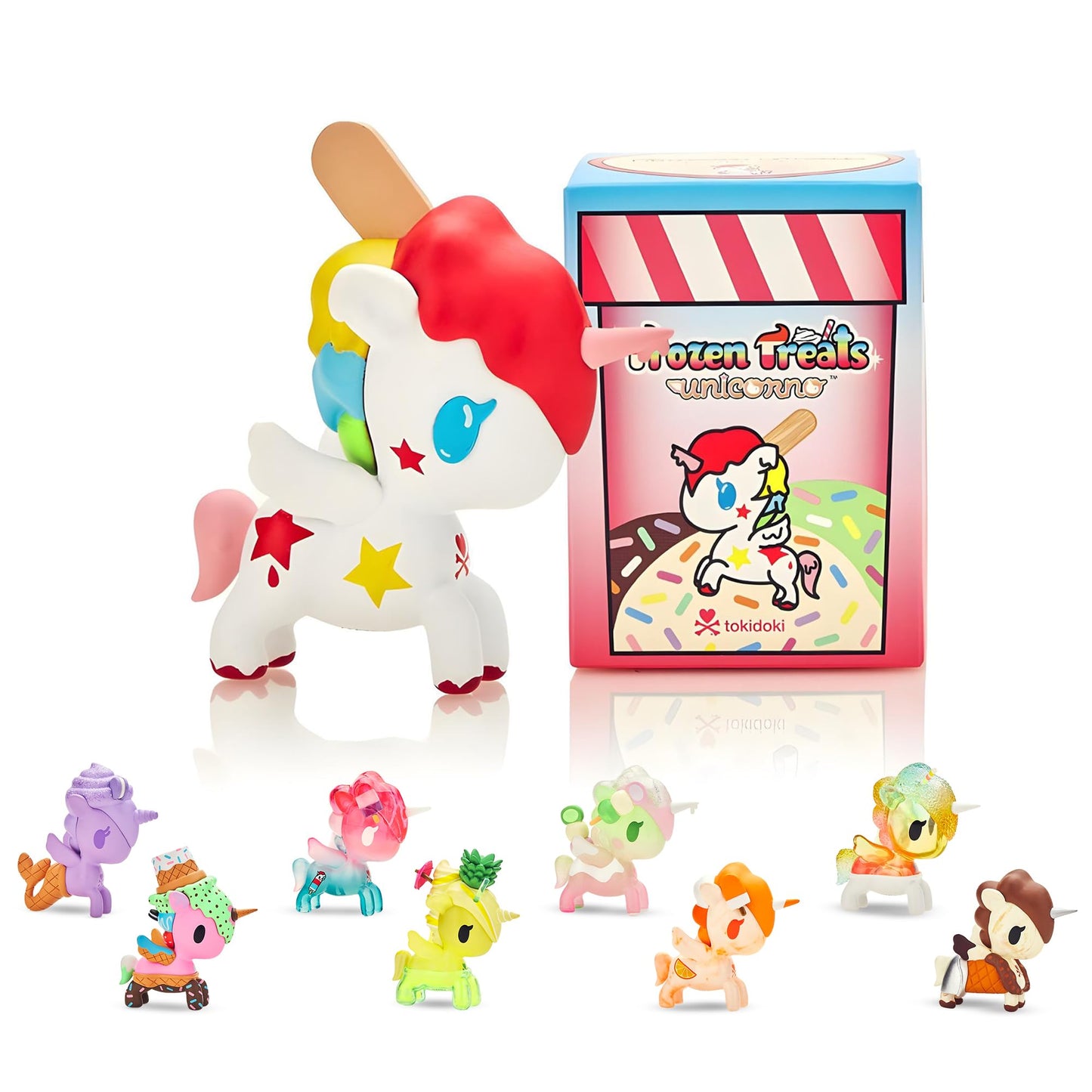 Tokidoki - Frozen Treats Unicorno Blind Box - Collectible Mystery Figure - Cute Miniatures - Surprise Gift for Kids & Collectors